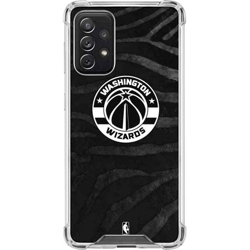 NBA Washington Wizards Animal Print Galaxy A72 5G Clear Case